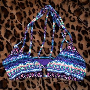 Strappy back bikini top